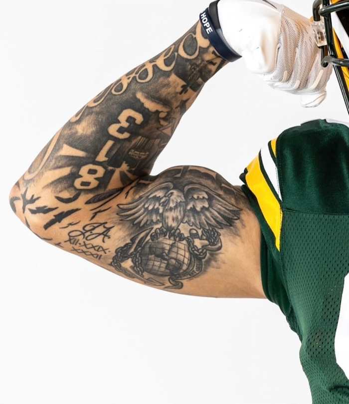 Christian Watson's tattoo